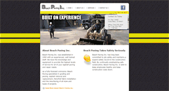 Desktop Screenshot of beachpavinginc.com